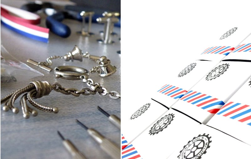 LC Collection boutons de manchettes made in France