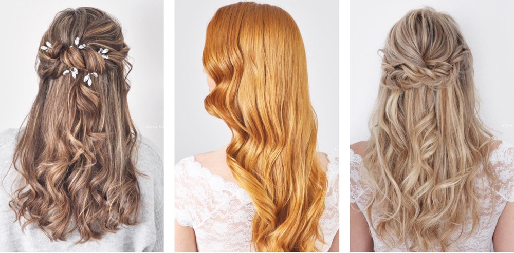 100 idees coiffures mariage cheveux detaches
