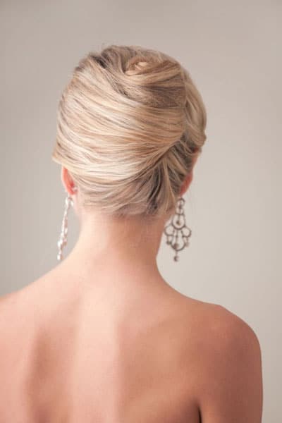 chignon banane mariage original