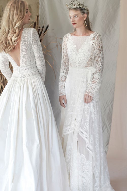 robe de mariee en dentelle manon pascual 2019