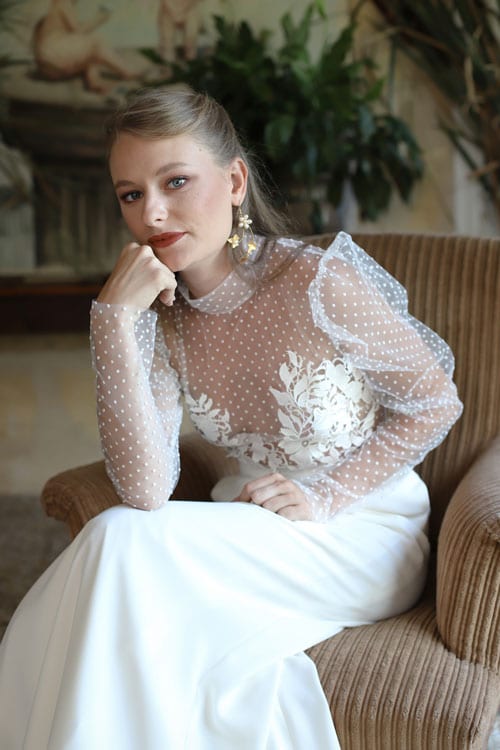 robe de mariee en dentelle manon pascual 2019