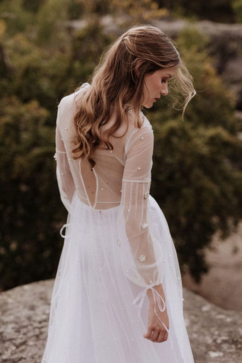 robe de mariee toute en dentelle 2019 elodie courtat
