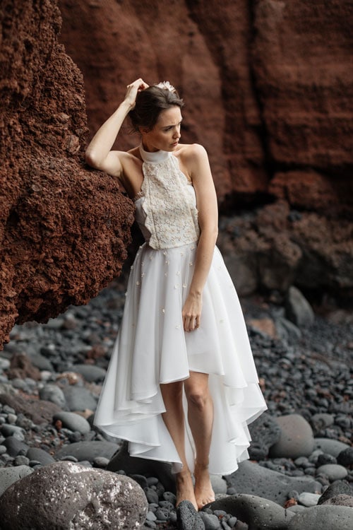 robe de mariee courte elisa ness 2019