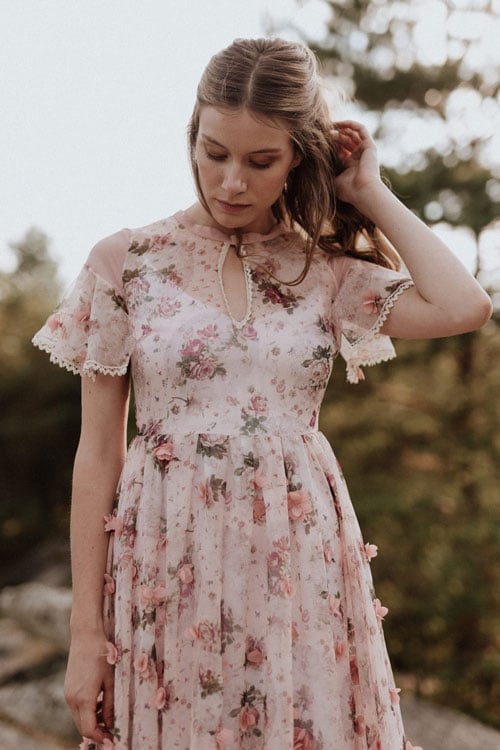 robes de mariee a fleurs elodie courtat 2019