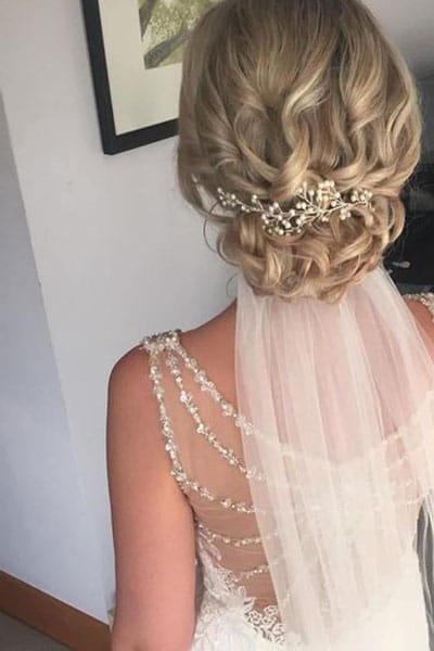 chignon bas mariage