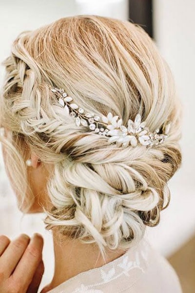 chignon bas mariage