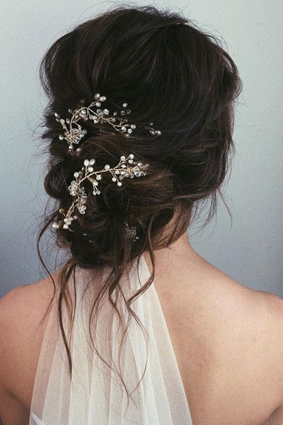 chignon bas mariage