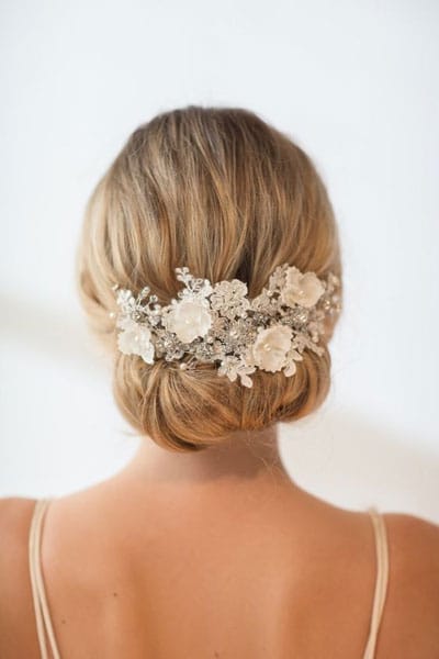 chignon bas mariage