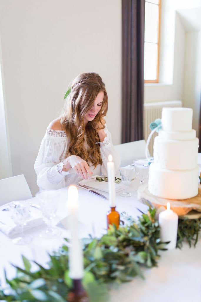 shooting inspiration mariage vert