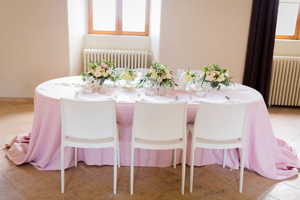 inspiration mariage rose pale romantique 2019