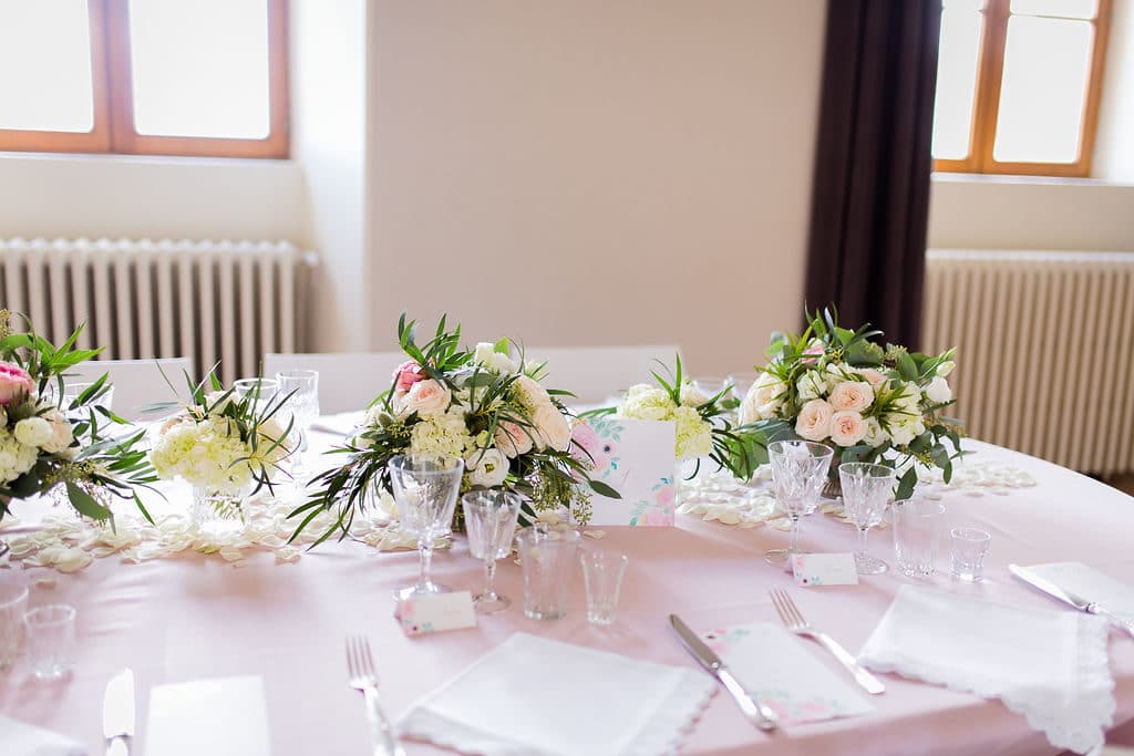 inspiration mariage rose pale romantique 2019