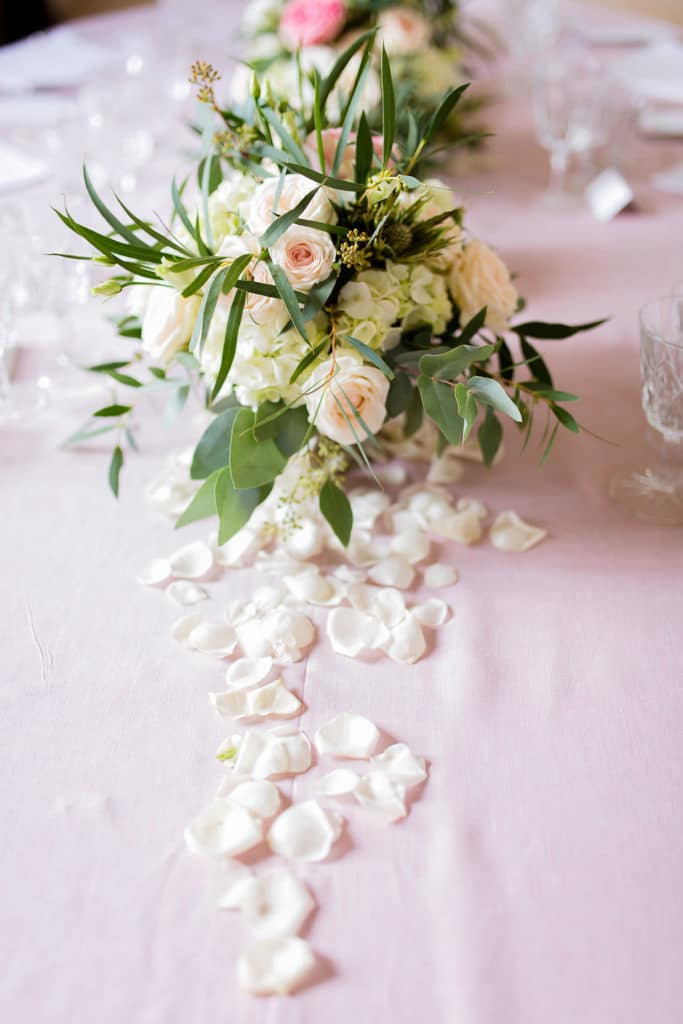 inspiration mariage rose pale romantique 2019