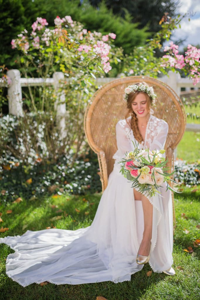 inspiration mariage rose pale romantique 2019