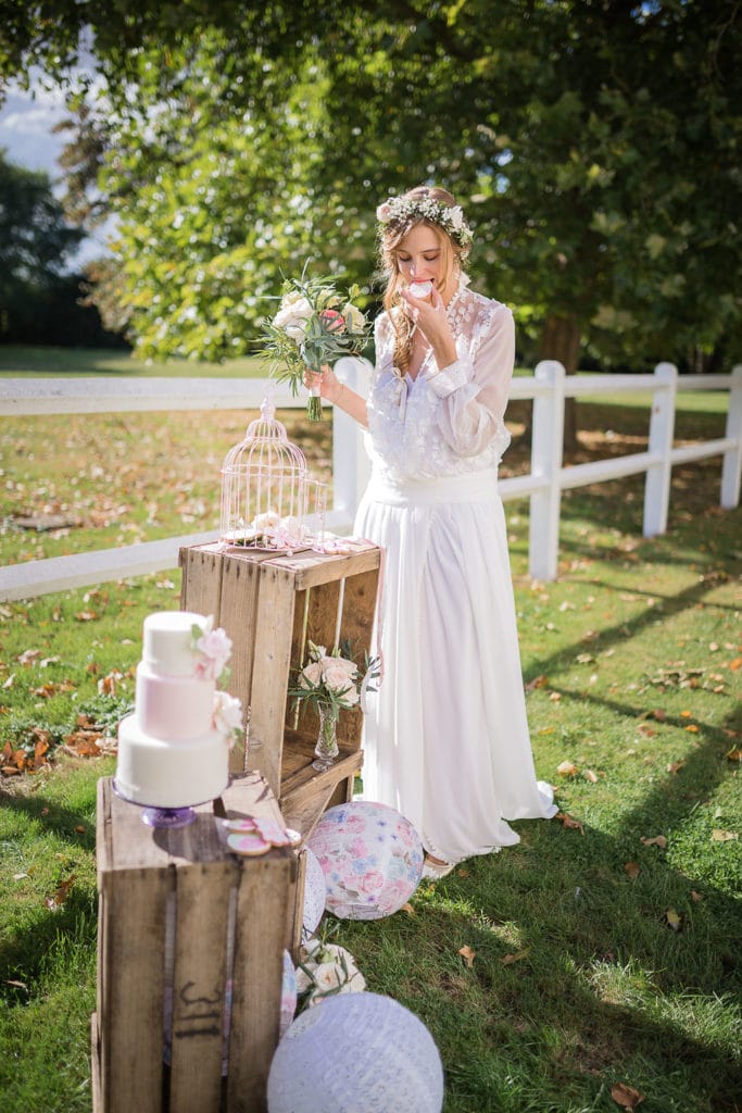inspiration mariage rose pale romantique 2019