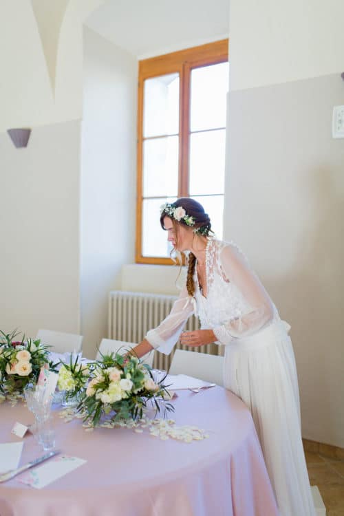 inspiration mariage rose pale romantique 2019