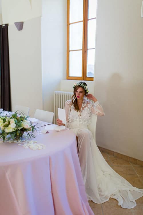 inspiration mariage rose pale romantique 2019
