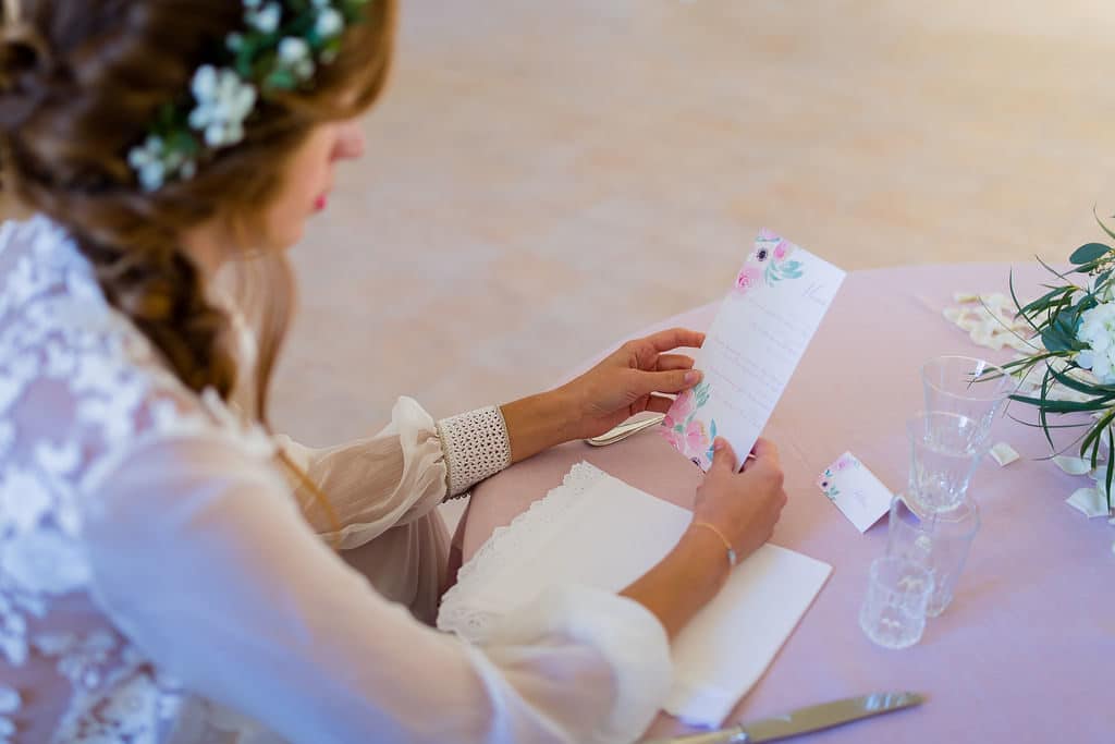 inspiration mariage rose pale romantique 2019
