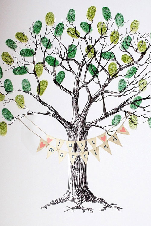 arbre a empreintes mariage