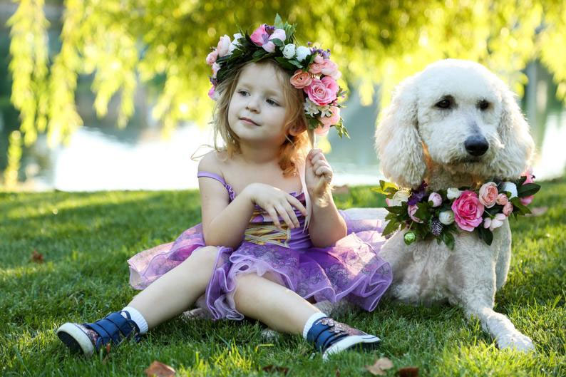 collier-chien-fleurs-mariage