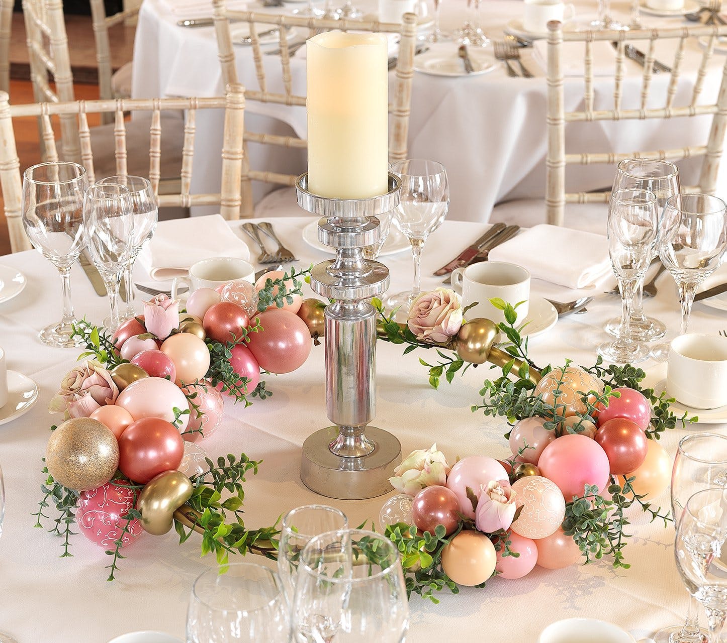 ballons pour décoration de table mariage