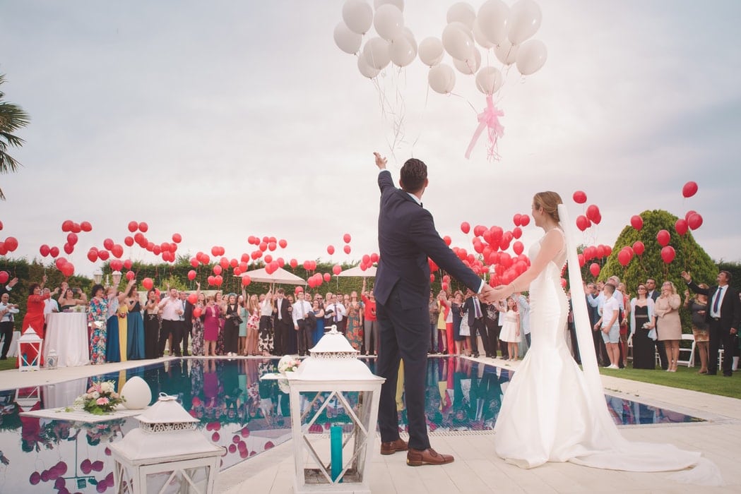 que faire avec des ballons à un mariage decoration et animation