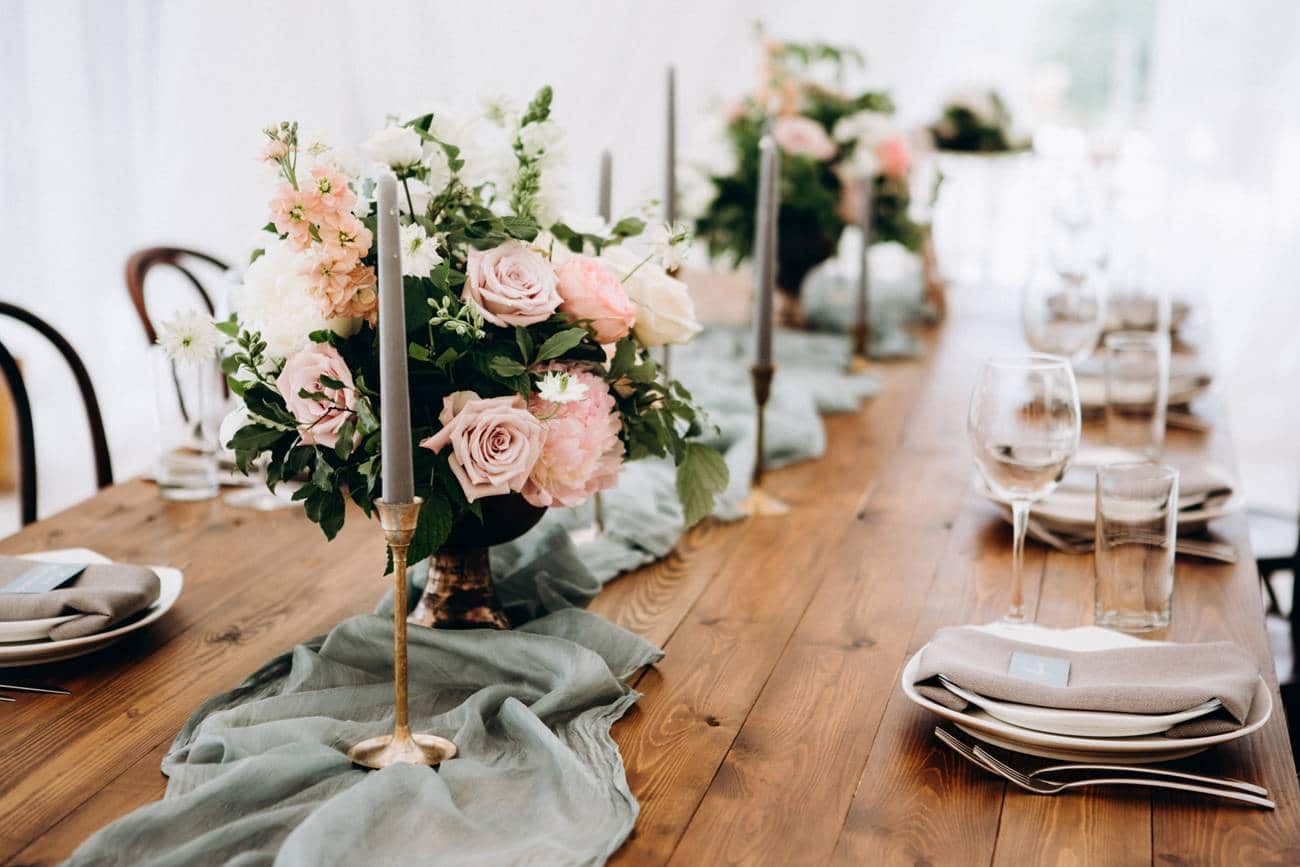 Quelle décoration de table pour un mariage champêtre ?