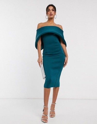 robe-fourreau-col-bardot