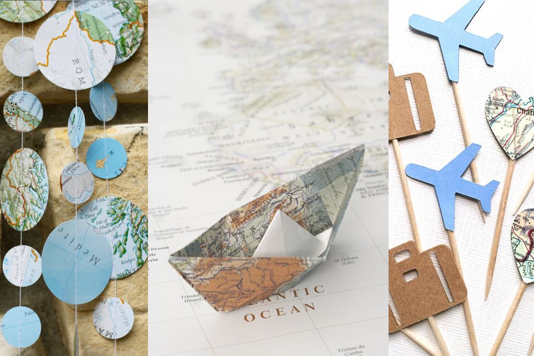 idées de décoration pour un mariage voyage 
