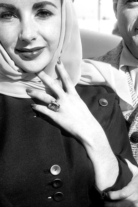 Les bagues de fiançailles de Liz Taylor