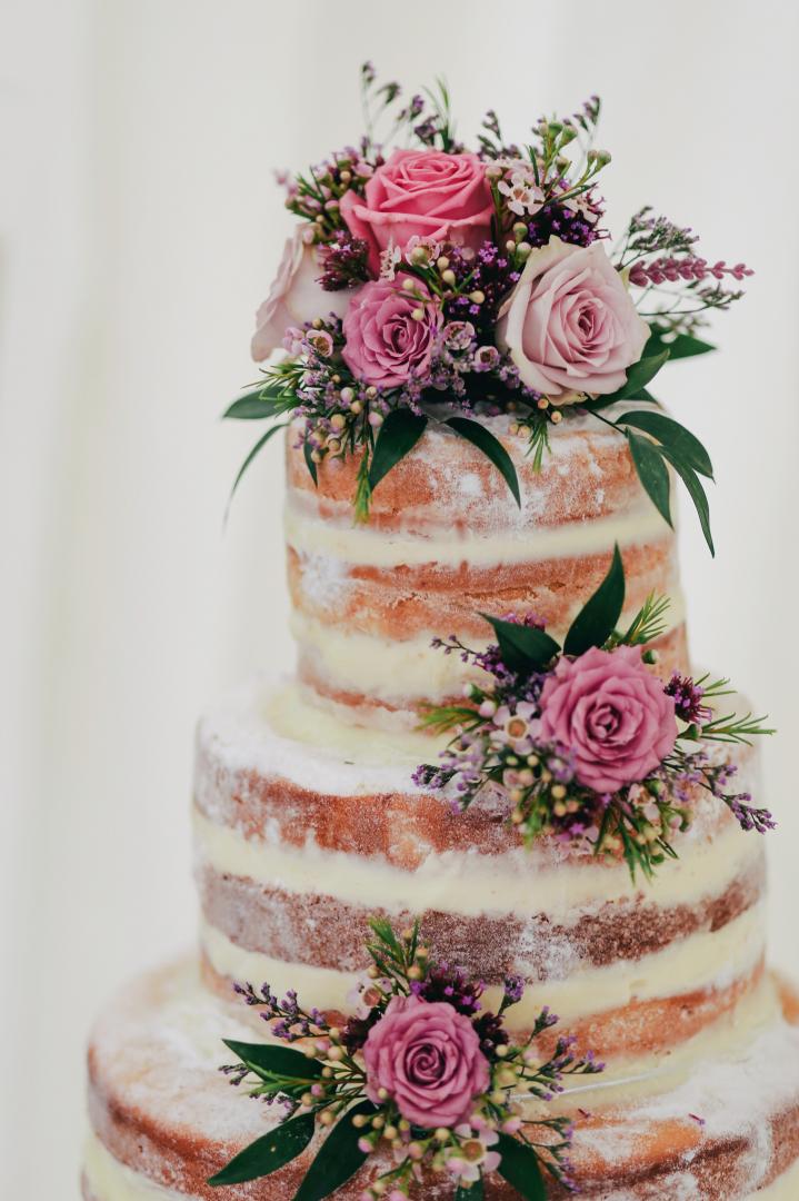 gâteau fleuri mariage