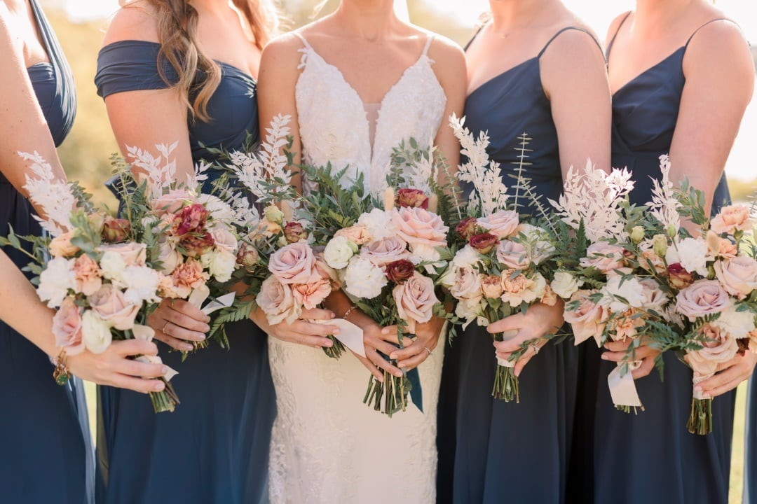 how to choose chic navy bridesmaid dress