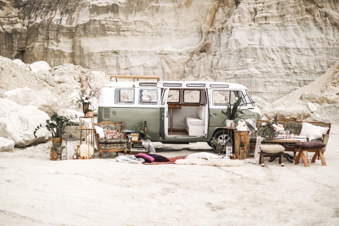 decoration mariage coachella boheme