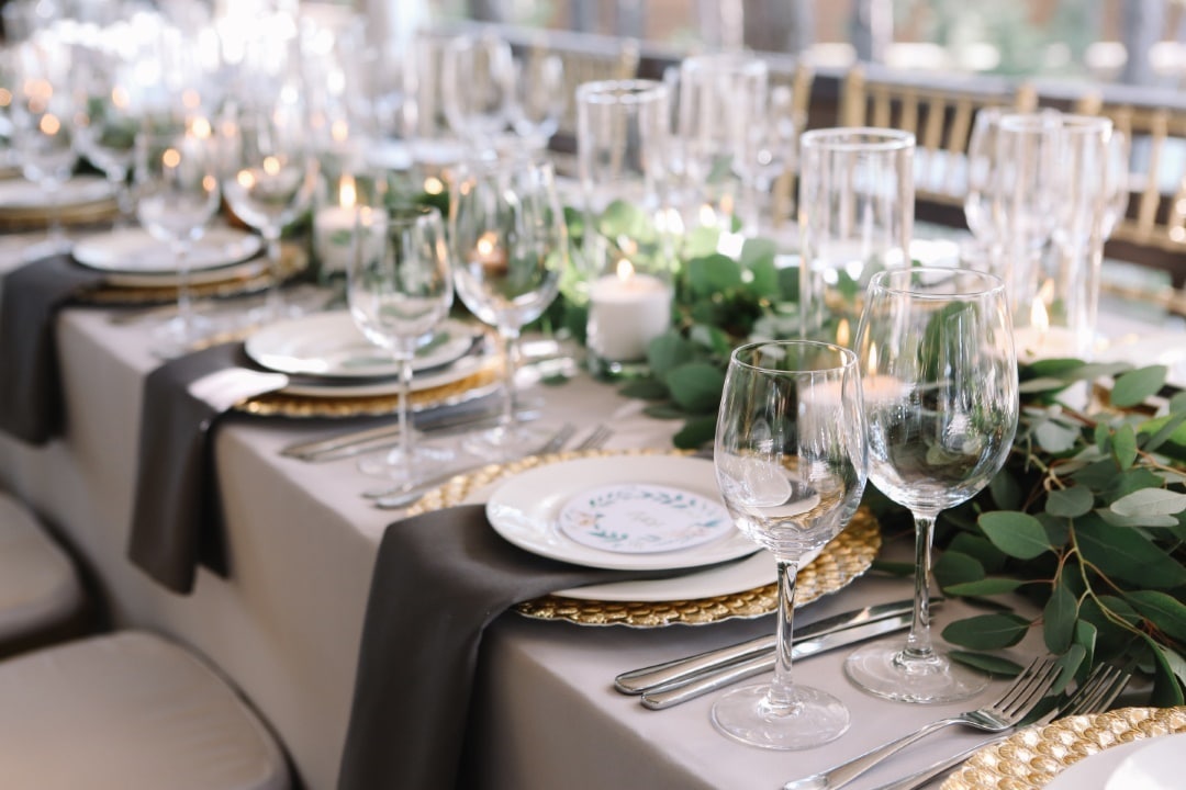 table de mariage chic