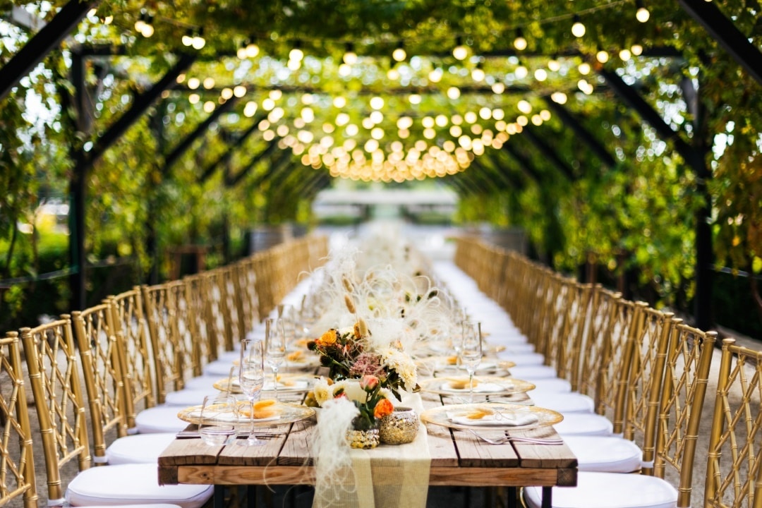 comment dresser table de mariage champetre