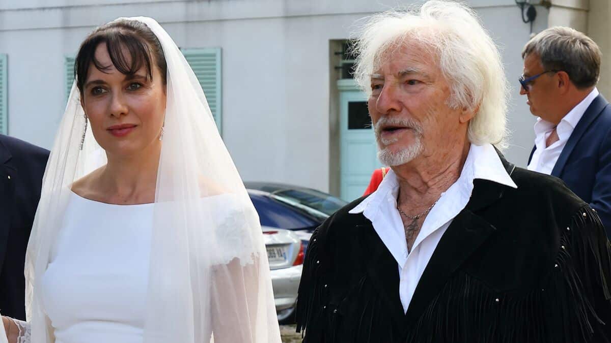 Hugues Aufray et Murielle Mégevand mariage