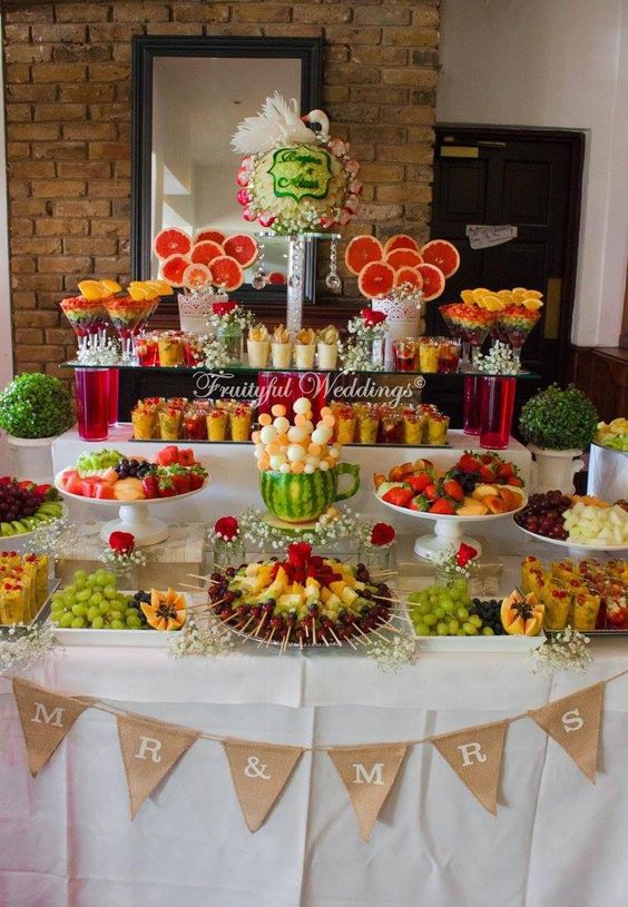 candy bar fruits