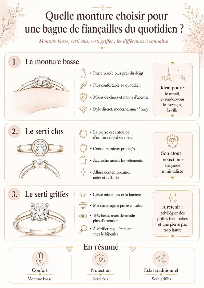 Quelle bague de fiançailles choisir quand on veut la porter tous les jours (2)